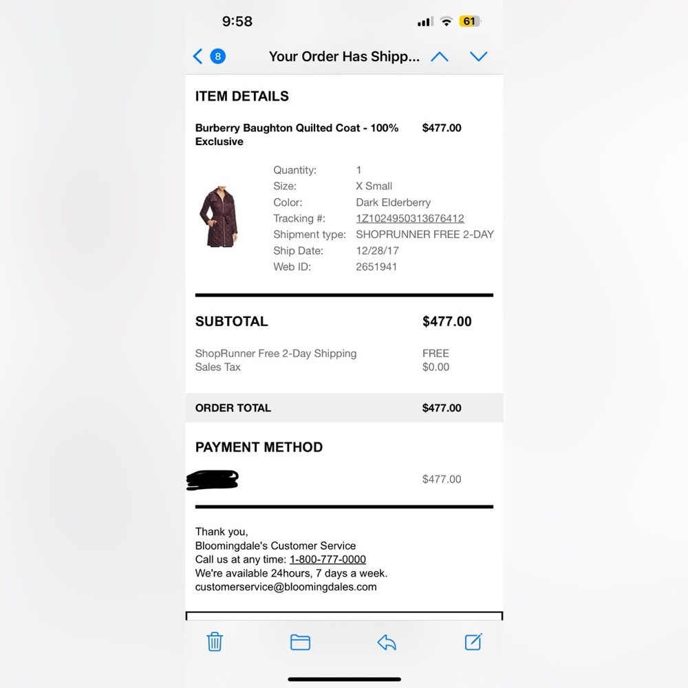 Burberry coat - Picture 2 of 10